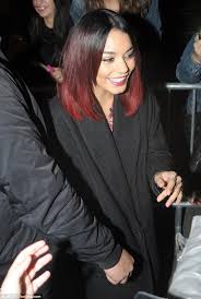 Vanessa Hudgens Dons Blazer And Strappy Heels As She Steps Out Beauty Hair Color Red Ombre Hair Dip Dye Hair