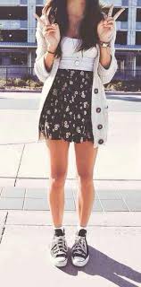 Black And White Checkered Skirt Outfit Ideas Summer Summer Outfit Soft Grunge Fashion Spring Fashion Casual Clothes