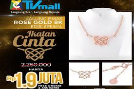 Riki meregang nyawa, sementara elsa sudah ditangkap polisi. Kalung Emas Ikatan Cinta Eksklusif Di Etvmall Untuk Valentine S Gift Pasangan Kamu