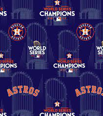 Houston Astros Cotton Fabric 44 World Series Sports Quilts Astros Online Craft Store