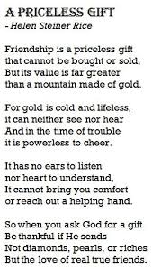 A Priceless Gift Friendship Encouragement Quotes Friend Poems Friendship Quotes