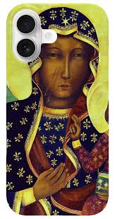 Our Lady of Czestochowa Black Madonna Poland Virgin Mary Art iPhone Case