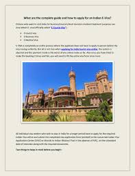 All applicant(s) must complete all columns on the application form(s), missing documentation or information will result in a delay and will be the the acceptance of visa fee does not automatically guarantee a visa. What Are The Complete Guide And How To Apply For An Indian E Visa By India Online Visa Issuu
