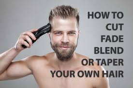 Whichever way you want your hair cut, the men's high fade is a stylish, short cut you can combine with a short, medium, or long hairstyle on top. How To Cut Fade Blend And Taper Your Own Hair Trim Epil