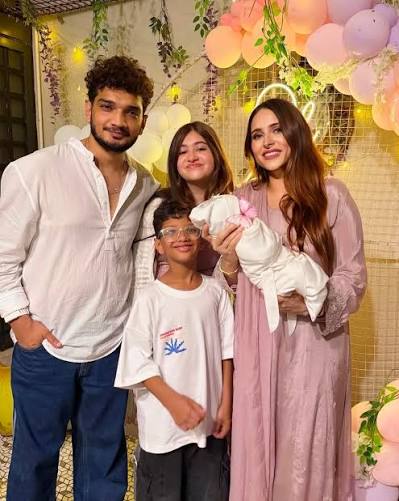 Munawar Faruqui and wife Mehzabeen Coatwala welcomed their first child  together, a baby girl named Barirah, on May 1, 2026. The Bigg Boss 17  winner shared hospital photos on Instagram, captioning them "