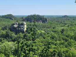 They have some bluffs at the park, i just stop by to climb the 200+ stairs to the top of the camel bluff, not sure if you can cilmb the other bluffs. Mill Bluff State Park Camp Douglas 2021 All You Need To Know Before You Go With Photos Tripadvisor
