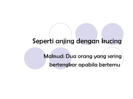 Peribahasa melayu ada mengatakan 'bagai anjing dan kucing' yang merujuk kepada mereka yang selalu bertengkar. Peribahasa