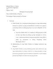 The body of the position paper may contain several paragraphs. Position Paper Tagalog Death Penalty Pdf Murphy Blaire A Catayas T Charmaine Tagpungot 12a Agosto 3 2017 Balangkas Posisyong Papel Paksa Death Course Hero