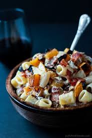 roasted butternut squash creamy goat cheese pasta recette recettes de cuisine nourriture gastronomie