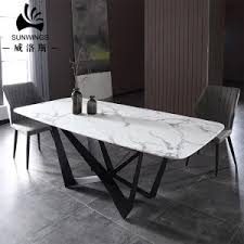 See more ideas about dining table, italian dining table, cattelan italia. Modern Dining Room Home Furniture Italian Marble Tables Top Carbon Steel Legs From China Tradewheel Com