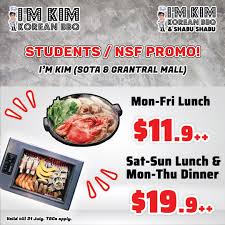 Voucher is only redeemable via the chope . I M Kim Korean Bbq Beitrage Singapur Speisekarte Preise Restaurant Bewertungen Facebook