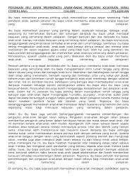 Peranan Ibu Bapa Membantu Anak