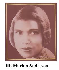 MARIAN ANDERSON