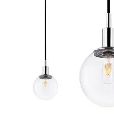 The Orb Cluster Pendant Is Available In A Polished Chrome Finish With The Option Of A Clear Or Half Mercury Shade Pendant Lighting Light Modern Pendant Light