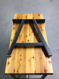 Metal dining table legs nzbplanet down. Metal Table Legs A Frame Style Set Of 2 Adjustable Etsy In 2021 Metal Table Legs Dining Table Legs Metal Dining Table