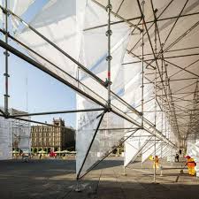 Friend Cultures Fair By Mmx Temporary Architecture Scaffolding Design Scaffolding