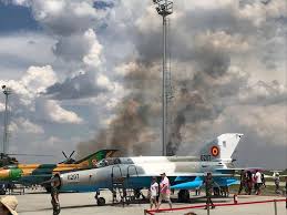 A pair of romanian af lancer c's finally made it back to the uk, their first visit here since 2005, when they appeared in the static display at both waddington and fairford. Romanian Air Force Mig 21 Lancer Crasded Air Base 86 Borcea