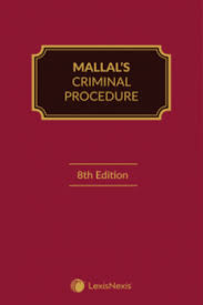 Criminal procedure code 3 laws of malaysia act 593 criminal procedure code arrangement of sections pa r t 1 preliminary ch a p t e r 1 section 1. Mallal S Criminal Procedure 8th Edition Marsden Professional Law Book