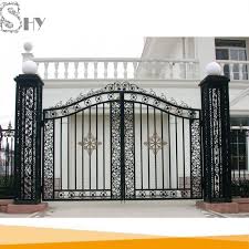 This ornamental wrought iron gate design is anything but ordinary! Varieties House Gate Design That Can Be Appropriate For A Person Decorifusta