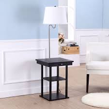 1 x table lamp, 1 x usb cable. Floor Lamp With Table And Usb Cheap Online