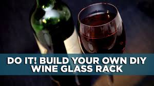 A hanging rack is a rack that is suspended from the ceiling to hold wine glasses. Build Your Own Diy Wine Glass Rack For Kitchen Cabinets Youtube