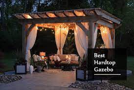 Most gazebo rooftops are either of vinyl or polyester. Best Hardtop Gazebo 2021 Review Buying Guide