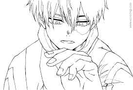 Download and print these my hero academia coloring pages for free. My Hero Academia Coloring Pages Illustrations Art Xcolorings Com