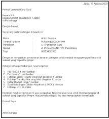 Contoh Surat Lamaran Kerja Cpns Guru Kepala Sekolah Guru Surat