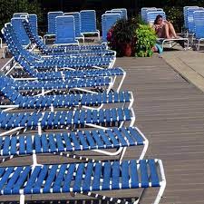 How To Re Strap Patio Chairs Hunker Patio Chairs Makeover Metal Patio Chairs Patio Chairs