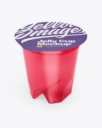 Download Jelly Cup Mockup In Cup Bowl Mockups On Yellow Images Object Mockups PSD Mockup Templates
