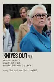 Starring daniel craig, chris evans, ana de armas, jamie lee curtis. Knives Out Movie Posters Minimalist Movie Poster Wall Film Posters Minimalist