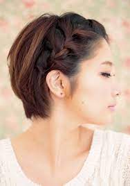 20 Inspiring Braid Ideas For Short Hair Braids For Short Hair Short Hair Styles Short Hair Updo