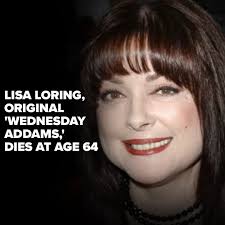 Lisa Loring, best known as the first actress to play Wednesday Addams in  the original "The Addams Family" sitcom, has died at the age of 64. Tap the  link in our bio