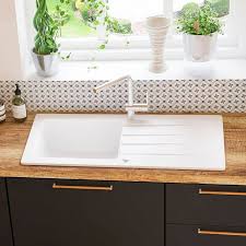 Evier Villeroy Boch En Ceramique Architectura 1 Grand Bac Avec Egouttoir Reversible Cuisissimo Evier Evier En Granit Evier En Inox