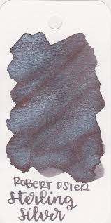 Sterling silver is the silver color we are most familiar with and the most common type of silver in us jewelry stores. Ink Review 1317 Robert Oster Sterling Silver Mountain Of Ink