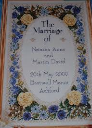 See more ideas about wedding sampler, needlework, cross stitch. Purple Yellow Marriage Wedding Day Sampler Floral Flowers Cross Stitch Charts Patterns For Sale