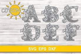 Download 3d Mandala Letters Cricut Novocom Top