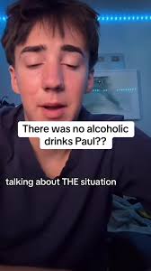 Paul Sayibg There Was No Drinks at His Party