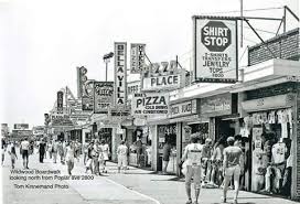 Wildwood Boardwalk 1960 Wildwood Boardwalk Wildwood Nj Jersey Shore