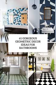 Gorgeous mirrors lowes with fancy d frames for home mirror interior ideas. 61 Gorgeous Modern Geometric Decor Ideas For Bathrooms Digsdigs