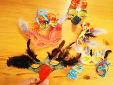 Basteln für fasching macht spaß. Masken Zu Karneval Und Fasching Basteln
