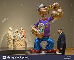 Popeye By American Artist Jeff Koons Is Displayed At Liebieghaus In Frankfurt Main Germany 19 June 2012 Jeff Koons The In 2020 American Artists Artist Jeff Koons