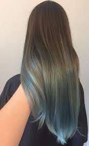 Brown To Silver Blue Color Melt Ombre Portland By Holly At Blueprint Modern Hair Ig Hollylikeshair Blue Ombre Hair Ombre Hair Color Hair Styles
