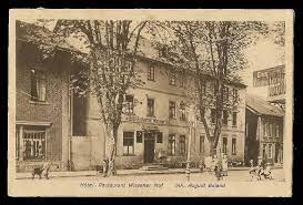 Hotel Restaurant Wissener Hof August Boland 1918 Rathausstrasse Alte Ansichtskarten Postkarten Brauerei