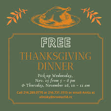 Copy and paste code for happy thanksgiving: Free Thanksgiving Meal Euclid Observer
