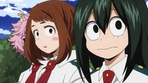 Ashido Mina Uraraka Ochako Tsuyu Asui Boku No Hero Academia Drawing Base My Hero Academia Tsuyu Tsuyu Asui