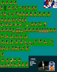 All characters are copyrights of toei funimation, and their respec. Goku Mugen Sprite Sheet Voiplasopa