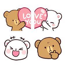 Pin By Lorena Novoa On Milk Mocha Bear Cute Bear Drawings Cute Love Gif Bear Wallpaper