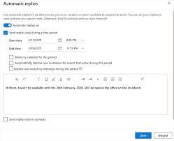 While this is primarily an exchange account feature, there are several. How To Set Out Of Office Replies In Outlook