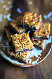 These ingredients were made to be together! German Chocolate Pecan Pie Bars Life Love And Good Food